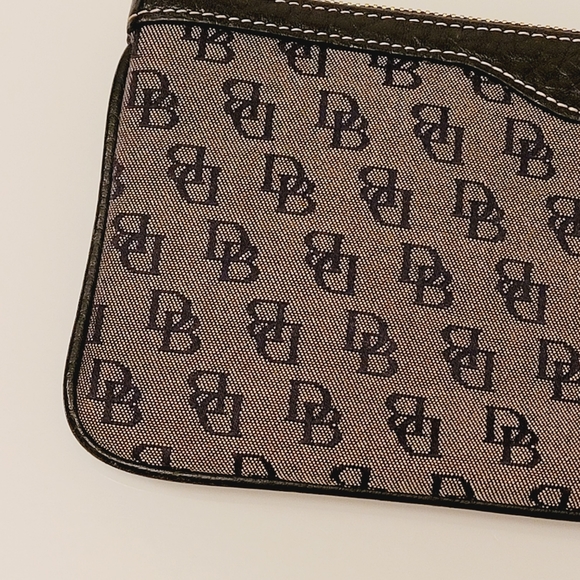 Vintage Dooney and Bourke Grey Monogram Zippered Pouch - Etsy Vintage EUC DOONEY & BOURKE Monogram Zip Pouch w/Keychain